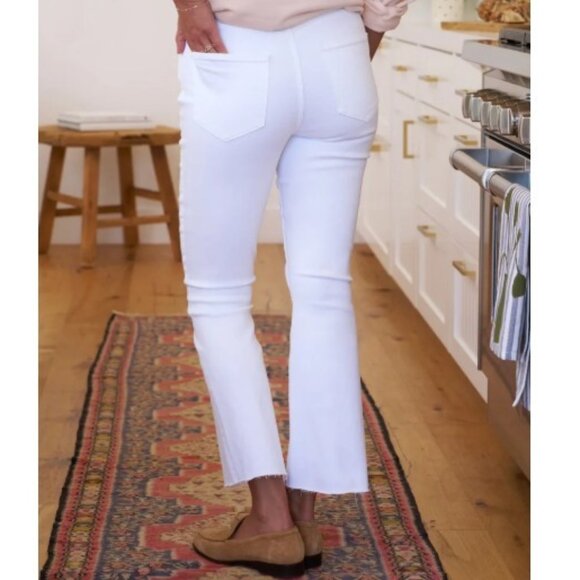 NWOT Frank & Eileen Killian Crop Flare Jean in White Denim, 30 - Picture 3 of 15